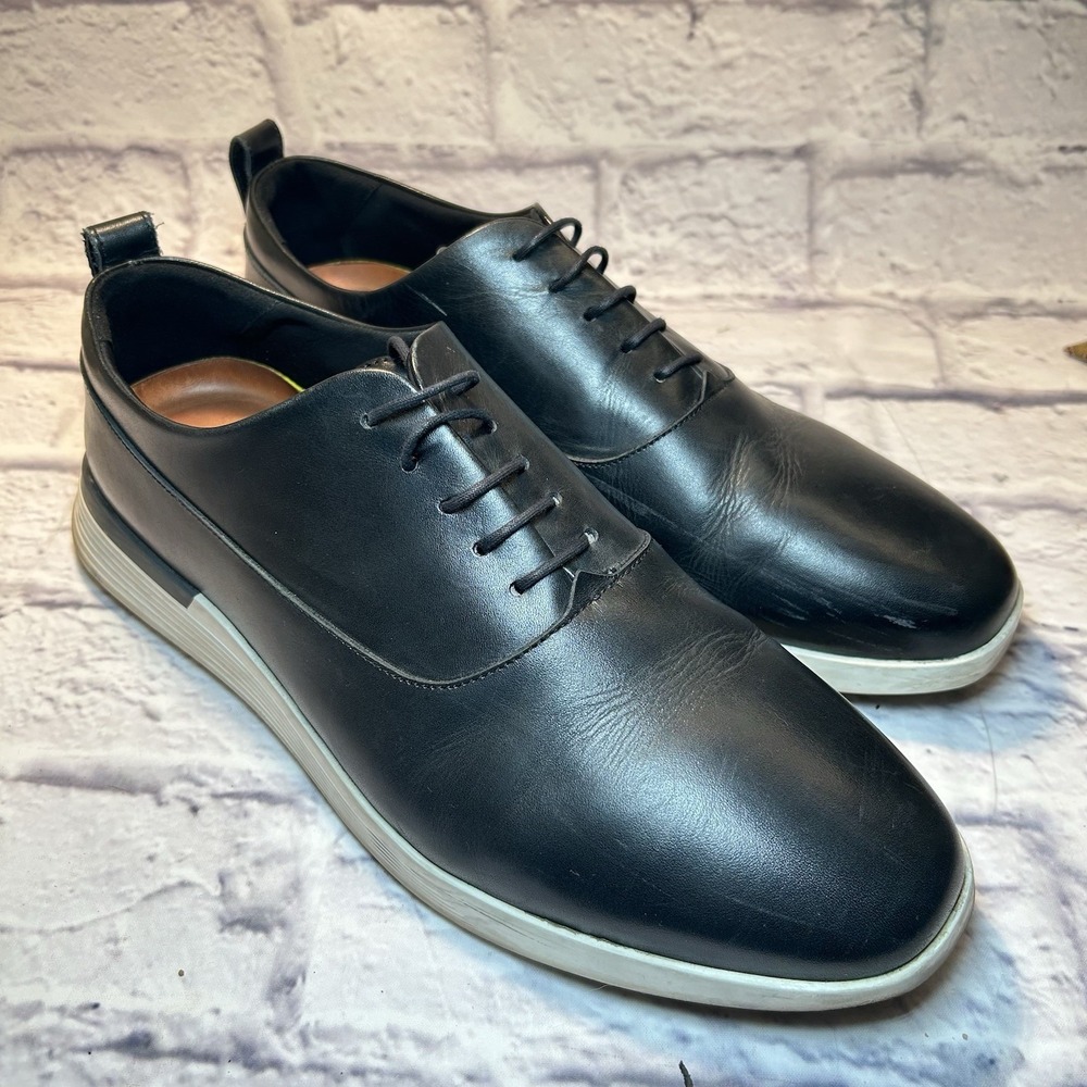 Wolf and Shepherd Crossover Longwing Mens 12M Shoes Black Calfskin Leather 10553